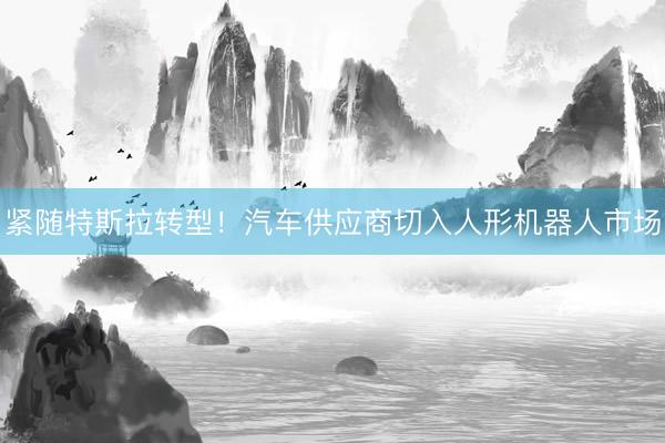 紧随特斯拉转型！汽车供应商切入人形机器人市场