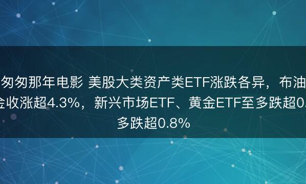 匆匆那年电影 美股大类资产类ETF涨跌各异，布油基金收涨超4.3%，新兴市场ETF、黄金ETF至多跌超0.8%